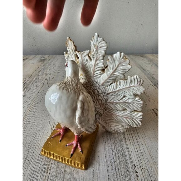 Nymphenburg vintage pigeon bird AS IS fantail statue figurine 962 as is - Picture 2 of 10
